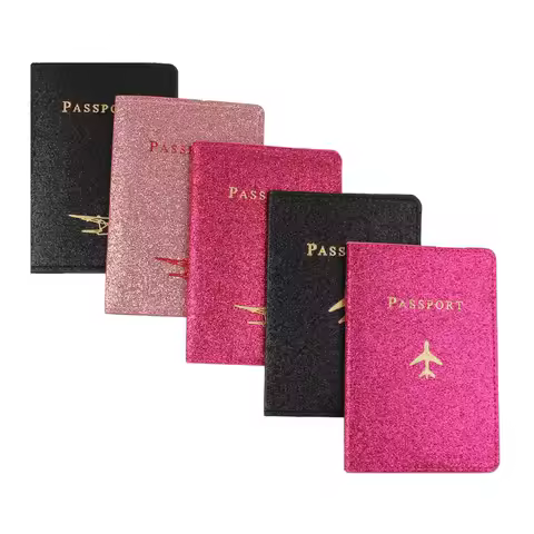 Passport Case PU Leather Passport Protection Clip Travel Document Protection Case Waterproof Card Ca