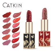 CATKIN 2PCS ROUGE MATTE LIPSTICK Comfortable Lipstick Hydrating Formula Soft Pigmented Long-wear Col