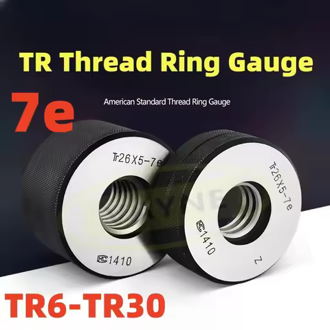 1SET(1*GO+1*NOGO) TR 7e Non-Standard American Trapezoidal Thread Ring Gauge TR6 8 9 10 11 12 14 15 1