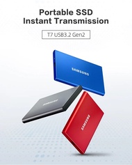 Samsung T7 Portable SSD 1TB 2TB 4TB External Disk Hard Drive Solid State Disk USB 3.2 Gen 2 Compatib