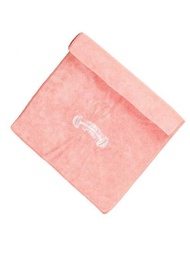 1入粉色速乾運動毛巾柔軟吸汗擦汗墊，適用於跑步、瑜珈和健身