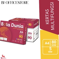 A4 80 GSM Globe HVS Paper – 1 Box Contains 5 Reams (2500 Sheets) | Print & Copy Photocopy Paper