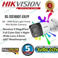 Hikvision outdoor 5mp new series cctv camera/ 2560p - white
