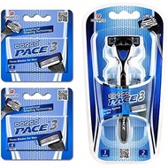 DORCO : DRCAMZ006* ใบมีดโกน Pace 3 Value Pack (10 Cartridges + 1 Handle)