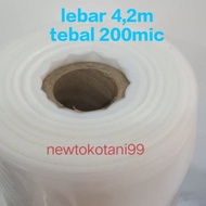 Plastik Uv 14% Lebar 4,2 Meter Tebal 200 Micron Atap Green House