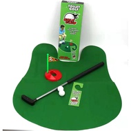 MINI Golf Toys Set Toilet Golf Children Kids Adult Golf Toys Playing Set Golf Practice Set Mainan Go