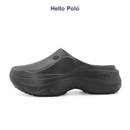 Hello Polo รองเท้าแตะผู้หญิง รองเท้าหัวโต ส้นหนา 3.6 ซม พื้นนุ่มมาก เบาสบาย กันลื่น รองเท้าแฟชั่นผู้หญิง ทุกโอกาส เหมาะกับฤดู HP8021