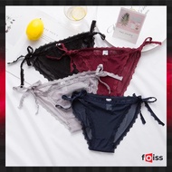 Foiss Celana Dalam Wanita Seksi Berenda CD Transparan Tipis Berongga 3092