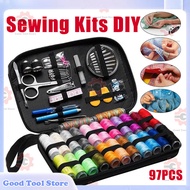 97pcs  Sewing Kits  DIY Leather Sewing Set Handbag Shoe Handmade Sewing Repair Kit with Copper
