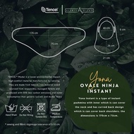 Lplw- Alawiyahijab - Yona Instant Tencel & Bamboo Pashmina Oval Antibacterial (Instant