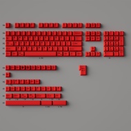 Minimalism Red keycaps PBT Dye-sub Cherry Profile Keycap Custom Keycaps Compatible with Cherry Gater