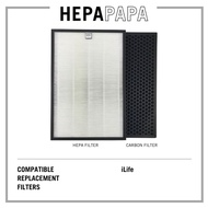 Osim iLife Air Purifier Compatible HEPA &amp; Carbon Filters [HEPAPAPA]