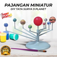 DIY Miniature Display Solar System 9 Planets Solar System Planetary educational toys