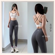 HERSIGN Women's gym Set Women's yoga Set Dual strap bra and leggings SMIXB32BL28A HERSIGN CORELYNE c