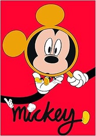 Disney Wall Picture by Komar Mickey Mouse Magnifying Glass Children's Room Baby Room Decoration Art 