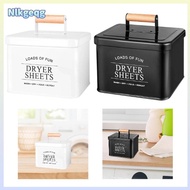 [nlkgeqg] Laundry Dryer Sheet Container Laundry Pod Storage Box Multipurpose Dustproof Dryer Sheet H