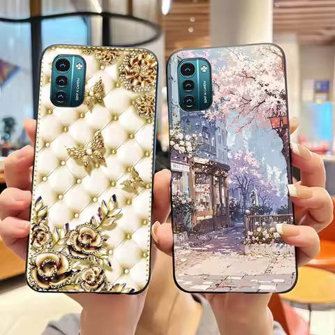 Viral Night Owl Pattern Black Case For Nokia G11/Nokia G21 Colorful Anti-scratch Soft Casing For Nok