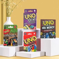card uno uno card Matt Genuine UNO UNO Leisure Minecraft Purple FLIP UNO Board Game Poker Leisure Pa