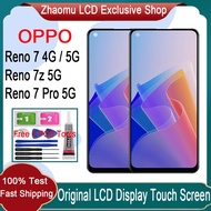 Original AMOLED OPPO Reno 7 4G 5G Reno 7z 5G Reno 7 Pro 5G LCD Display Touch Screen Replacement