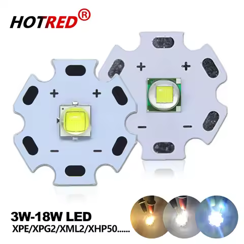 3W 5W 10W 18W T6 XML2 High Power LED 3V XPE XHP50 6V 3.5*3.5mm/5*5mm DIY Flashlights Parts Bead For 