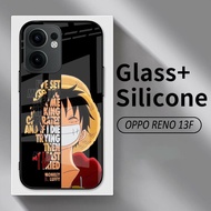 HP New Oppo Reno 13F Glass Softcase 2025 - Casing New Oppo Reno 13Fhp - K33