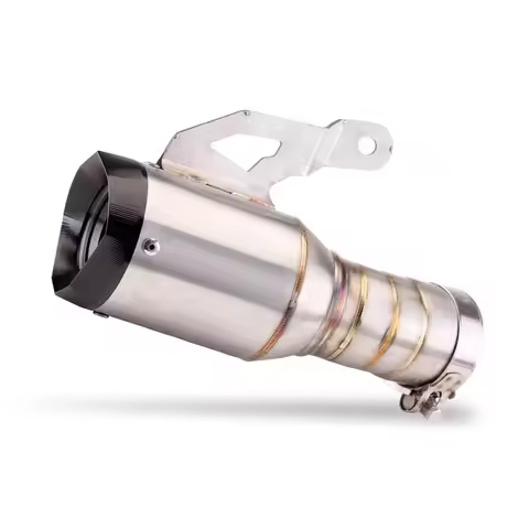 For BMW S1000RR 2019-2023 S1000R 2021 2022 2023 Escape Motorcycle Exhaust Link Pipe Muffler Tips 61M