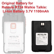 Singapore stock, Original Retevis RT24 Walkie Talkie Battery H777S or RT24 Li-Ion Battery 3.7V 1100m