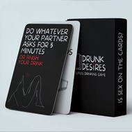 Drunk Desires Couples Drinking Game Card