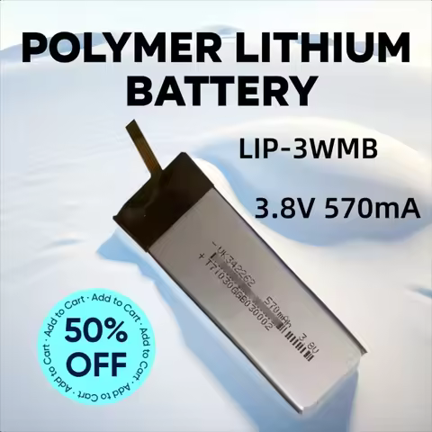 LIP-3WMB 3.8V 570mAh for Sony MZ-N10 MD N10 LIP-3WMB Polymer Lithium Battery