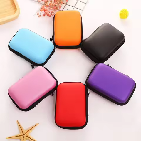 Hard PU PSSD Bag For SanDisk E30/E60/E61 250GB/500GB/1TB/2TB V2 Extreme Portable SSD SDSSD Carrying 