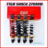 ✤ ✧ TTGE REAR SHOCK ABSORBER FOR NOUVO/AEROX/NMAX 270MM SET (2PCS)