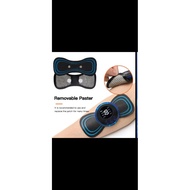 FJONE LCD Display 8 Mode EMS Mini Electric Pulse Neck Massager Cervical Massage Patch Muscle Pul...