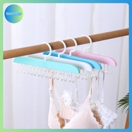 AA 8 Hooks Bra Hanger Belts Camisole Clothes Organizer Ra Tie Hats Scarf Holder Non-slip Space Savin
