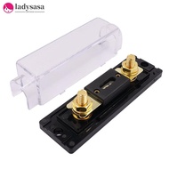 Ladysasa Car Auto Fuse Holder Bolt-on Fuse Automotive Audio Fuse Holders Fusible Link with 60A 80A 100A 200A 250A 300A H3N7