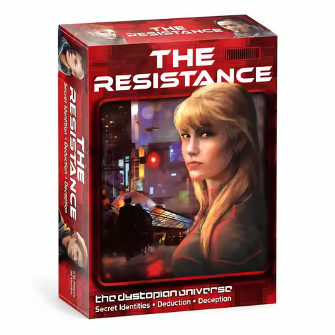 The Resistance Dystopian Social Deduction Card Game Secret Identity Strategy Party Teens Adults Engl