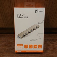 門市全新現貨‼️ j5create JCH377 USB-C轉7埠HUB集線器