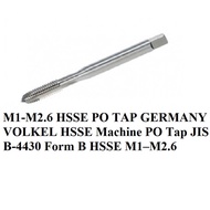 M1-M2.6 HSSE PO TAP GERMANY VOLKEL HSSE Machine PO Tap JIS B-4430 Form B HSSE M1–M2.6