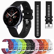 Garmin Style Silicone Watch Band Strap Samsung Galaxy Watch Active Strap 2 40mm 44mm Watch Strap