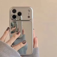 Shockproof Mirror Reflective Phone Case For iPhone 17 Air 17E 16E 16 15 14 13 12 11 Pro X Xs Max Xr 