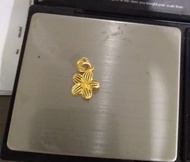 Liontin emas asli model kendari kadar 875 hadiah ultah - 1.01gr/875