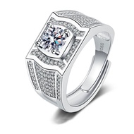 Nhẫn nam thời trang bạc ý S925-N72