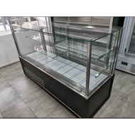Glass cake display chiller freezer