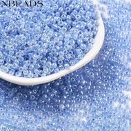 1pound Glass Seed Beads Ceylon Round Lilac 12/0 2mm Hole: 1mm about 30000pcs/pound