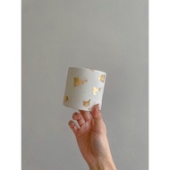 LILIN Pen holder, pen holder, Cylinder pot, concrete pot, cement pot, cactus pot, Cylinder pot, bloo