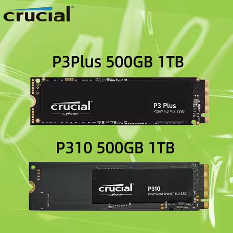Crucial P3 Plus P310 M.2 NVMe SSD OEM Package 500GB 1TB PCIe Gen4 3D NAND 2280 Internal Solid State 