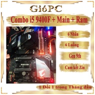 Combo i5 9400f + Main H310, B360, B365, Z370 Z390 running socket 1151V2, combo i5 8400
