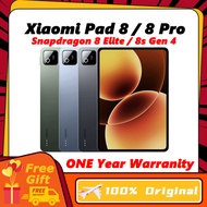 Xiaomi Pad 8 Pro Snapdragon 8 Elite / Xiaomi Pad 8 Snapdragon 8s Gen 4 11.2" 3.2K 144Hz LCD 9200 mAh