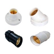 (hcm)E27 hanging socket - e27 seat tail - e27 watertight socket - e27 slanted tail - b22 socket