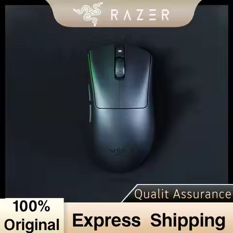 Razer DeathAdder V3 HyperSpeed Wireless Ergonomic Esports Mouse - 55 g Ultra-Lightweight Design Smoo