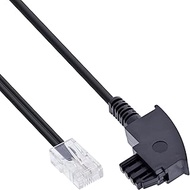InLine 18503 TAE-F Cable for DSL Router, TAE-F Plug to RJ45 8P2C, 3 m